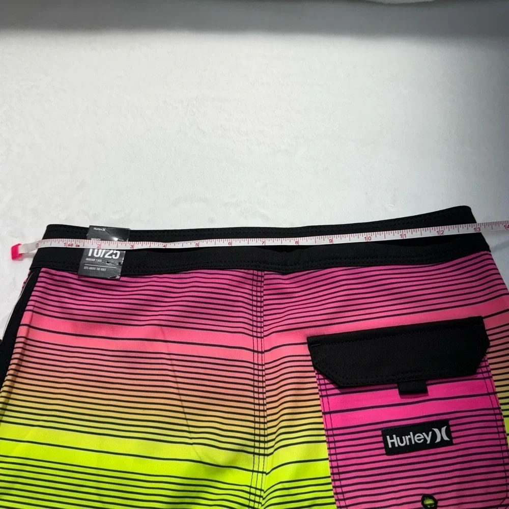 NWT Hurley Boys Board Swim Shorts - Pink, Yellow, Blue